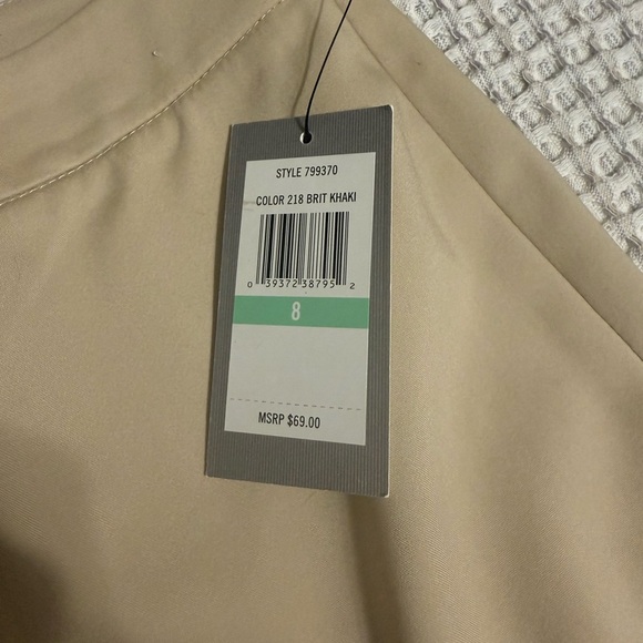 NWT Chaos Classic Beige Trousers Size 8 - Picture 3 of 11